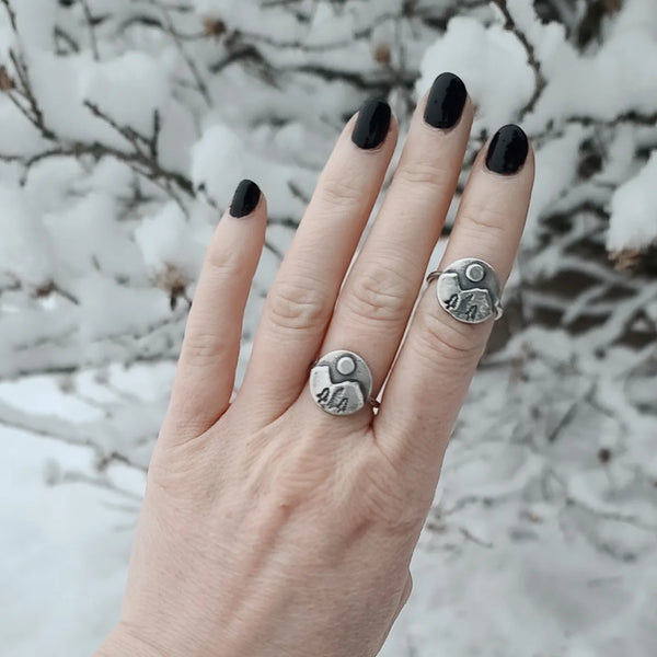 Rustic Mountain Views Ring