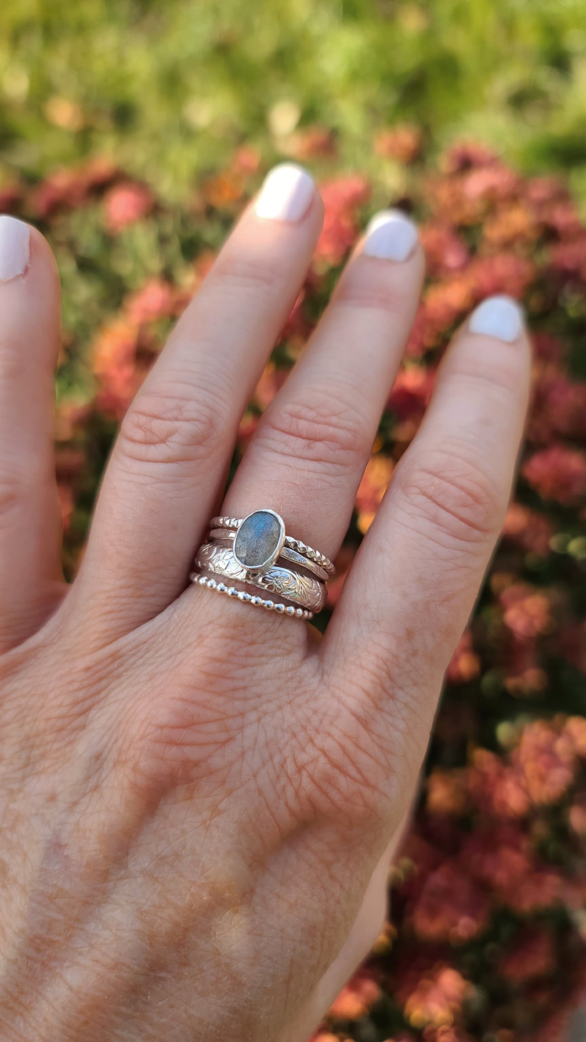 MYSTERY Sterling Silver Ring Stack