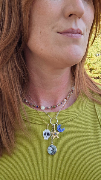 Kaleidoscope Beaded Necklace